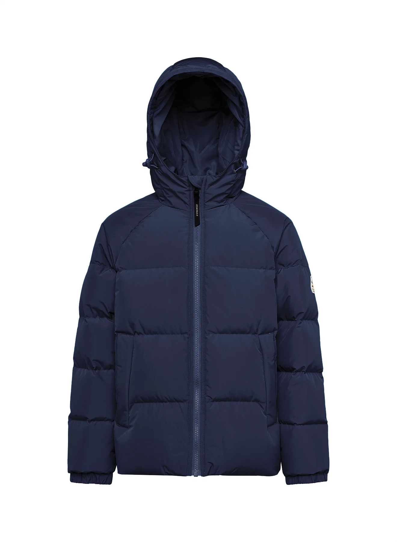 Doudoune enfant unisexe à capuche Pyrenex Sten Smooth bleu foncé - Image 9