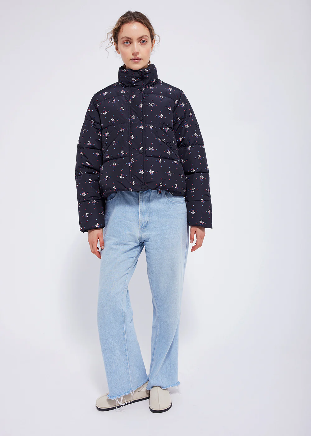 Doudoune Roseanna Lodge Print charbon