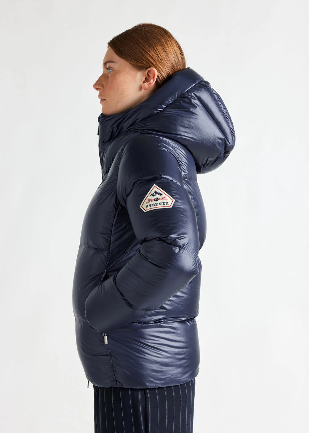 Doudoune femme Pyrenex Karla à capuche Amiral - Image 4