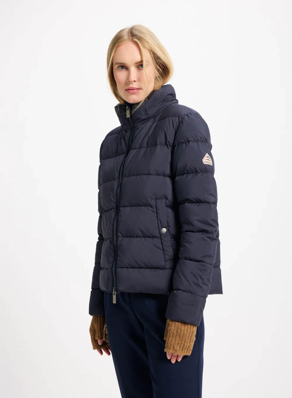 Doudoune femme Pyrenex Spoutnic à capuche amovible bleu foncé - Image 6