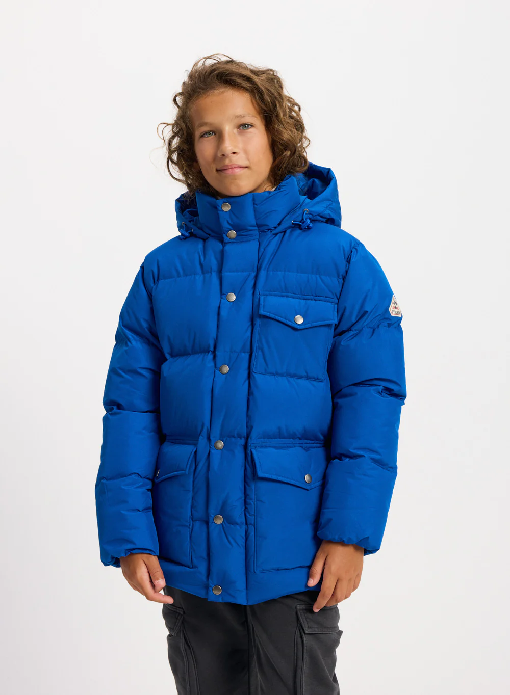 Doudoune hiver enfant Soal bleu électrique
