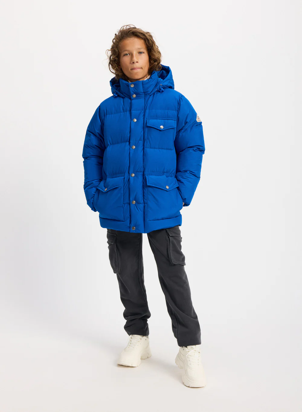 Doudoune hiver enfant Soal bleu électrique - Image 3