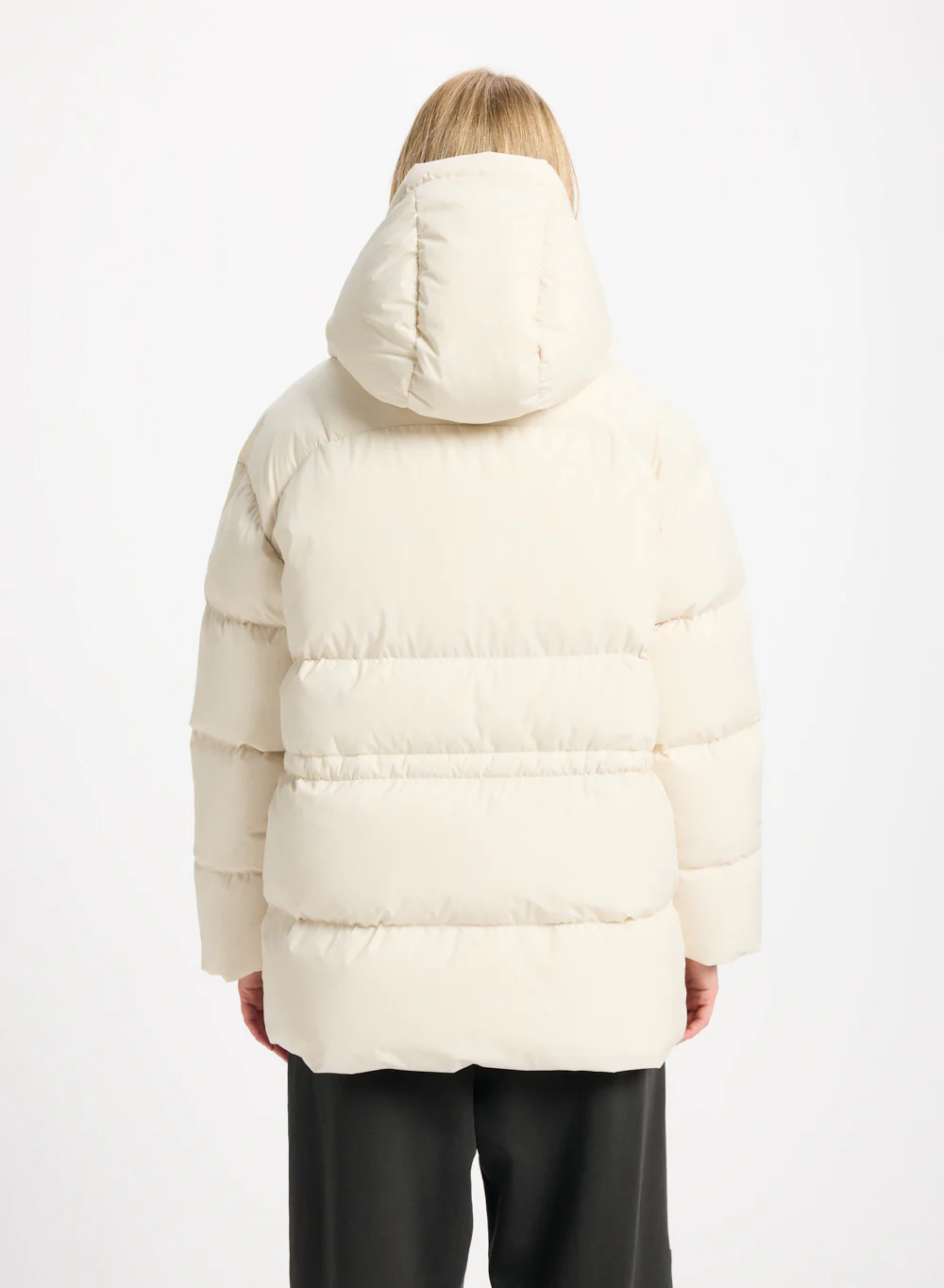 Doudoune hiver à capuche pour femme Pyrenex Aule ivoire - Image 5