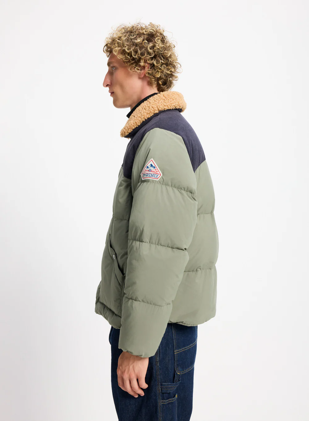 Doudoune hiver Pyrenex Fiery khaki - Image 5