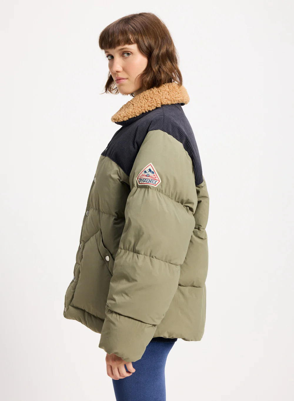 Doudoune hiver Pyrenex Fiery khaki - Image 6