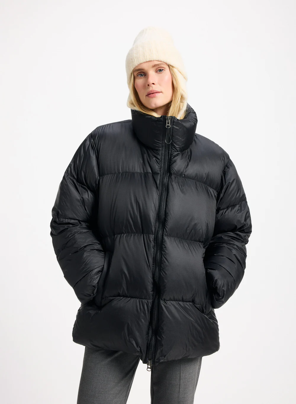 Doudoune unisexe chaude Pyrenex Shift Ripstop noire