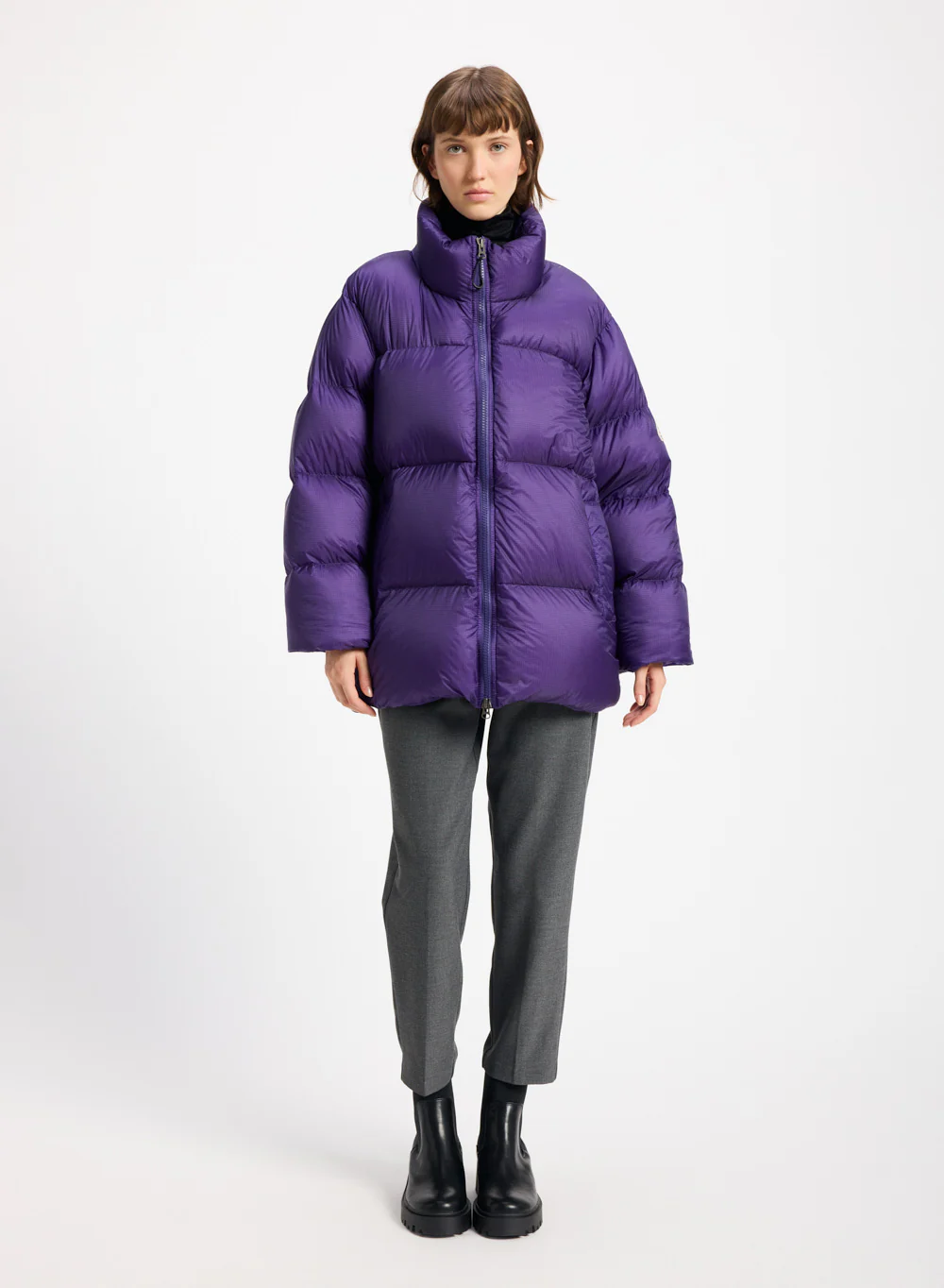 Doudoune unisexe Pyrenex Shift Ripstop violette - Image 4