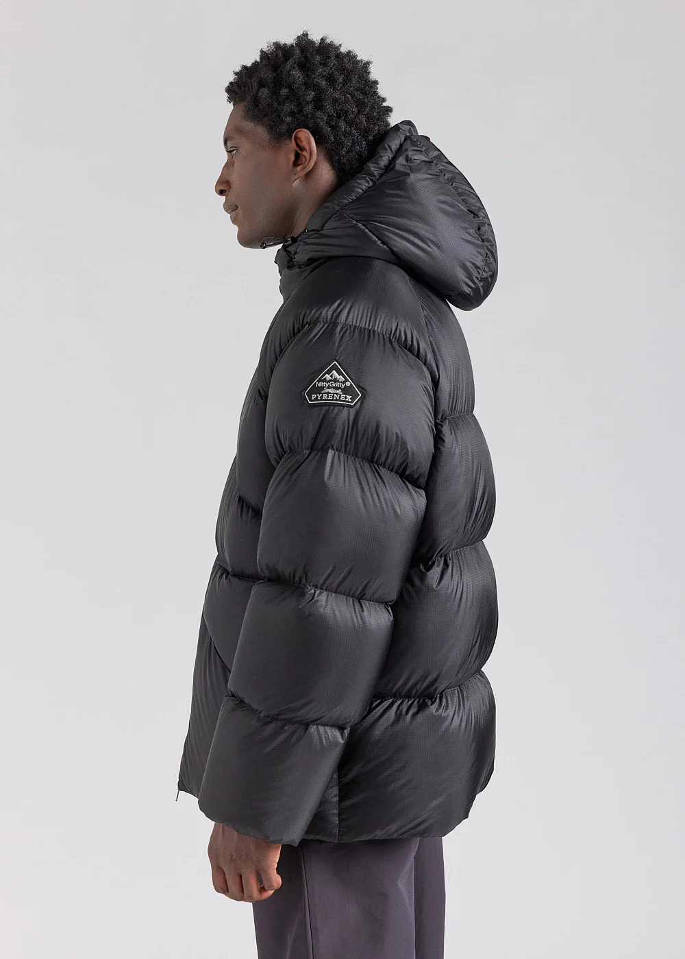 Doudoune technique à capuche pour homme Pyrenex Stellar noire - Image 3