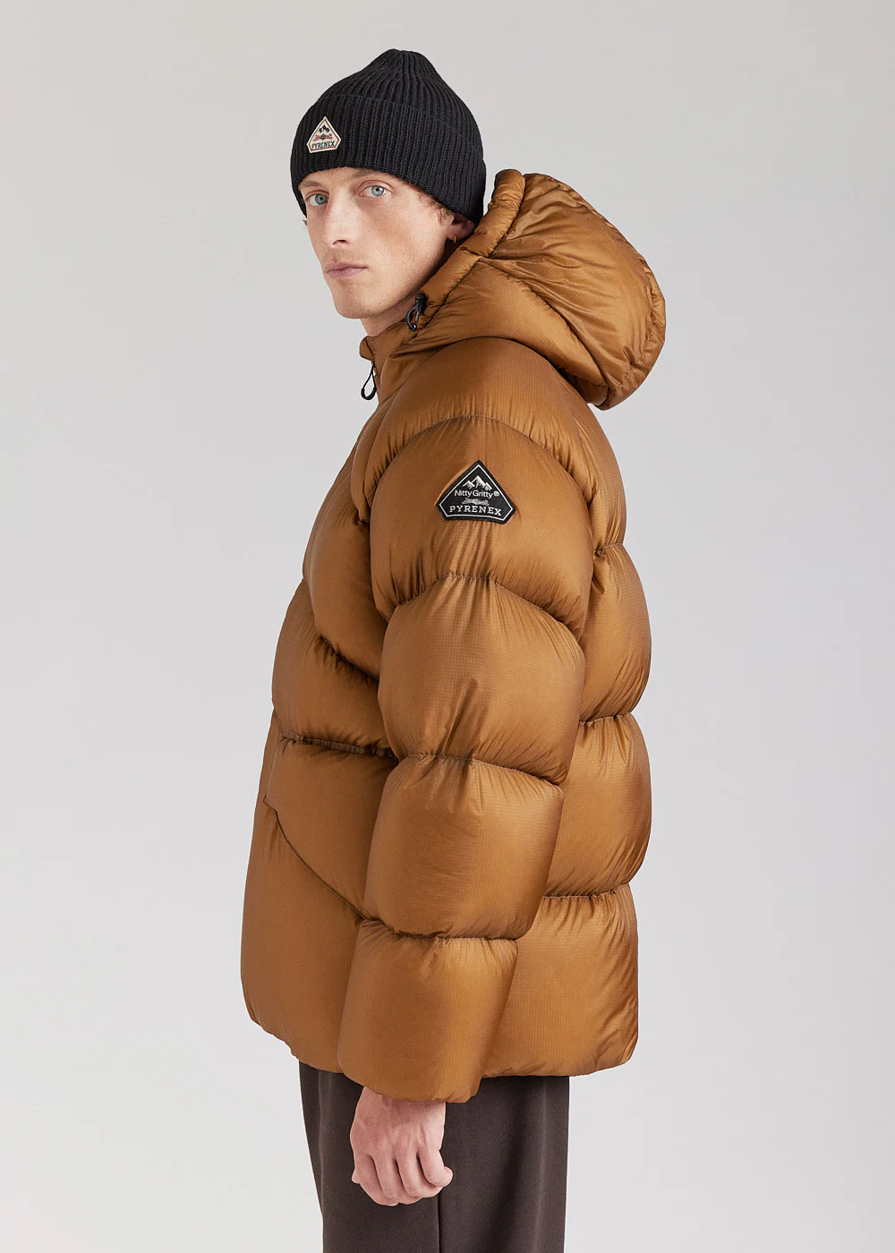 Doudoune technique à capuche pour homme Pyrenex Stellar bronze - Image 3