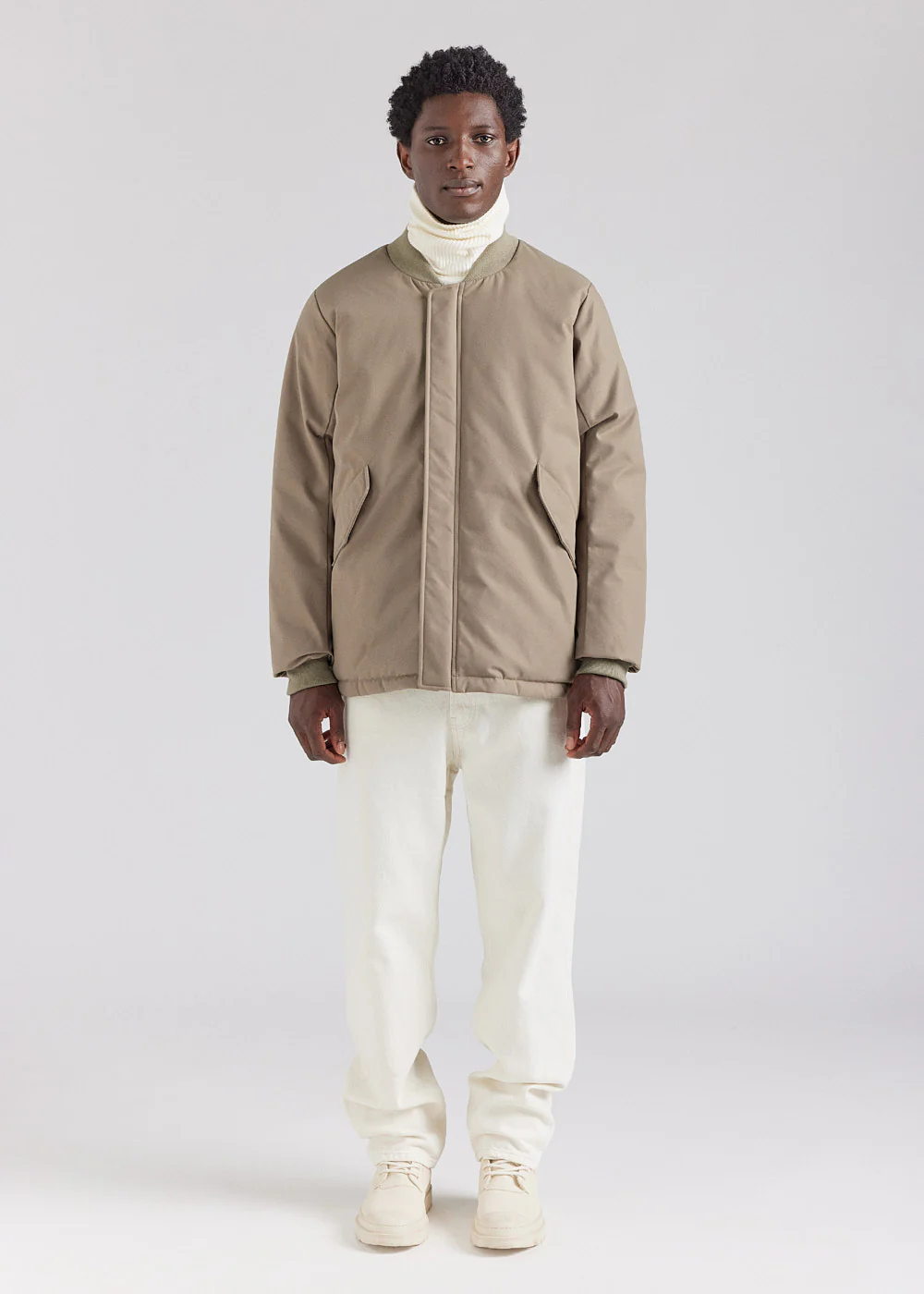 Blouson en duvet Pyrenex Soulom beige - Image 2