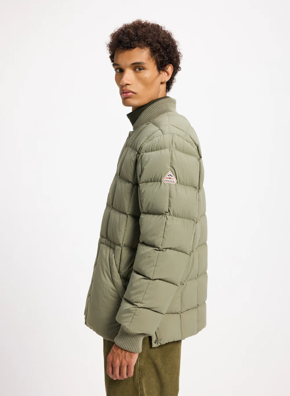 Veste doudoune homme Pyrenex Flight à piquage carré Mermaid - Image 3