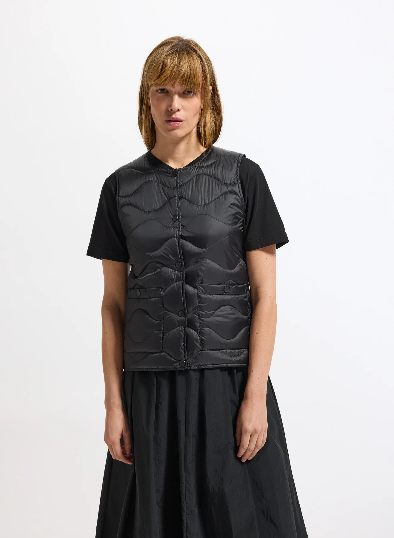 Doudoune ultra-lègère sans manches femme Pyrenex Orite Vest noire - Image 3