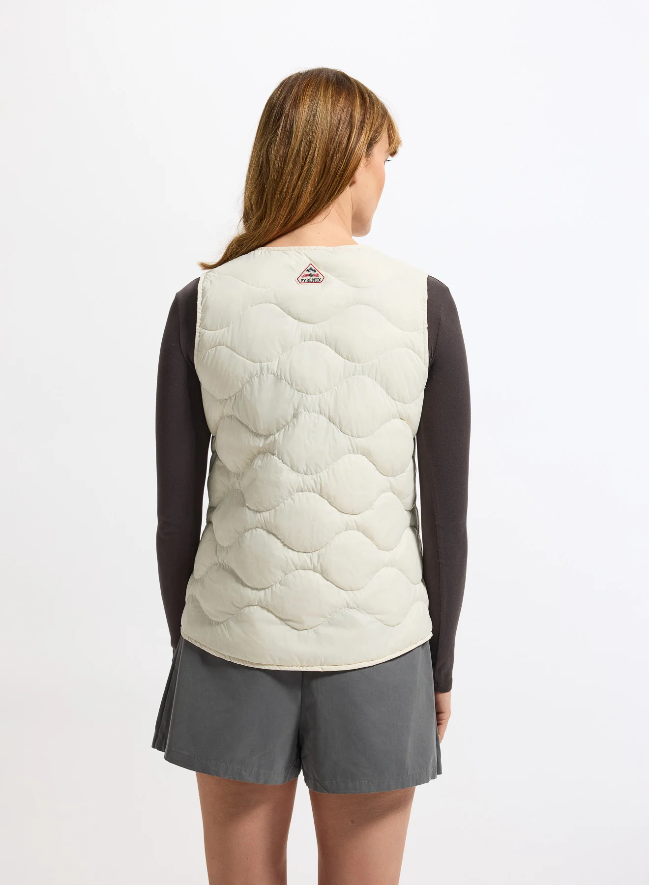Doudoune ultra-lègère sans manches femme Pyrenex Orite Vest blanche - Image 4