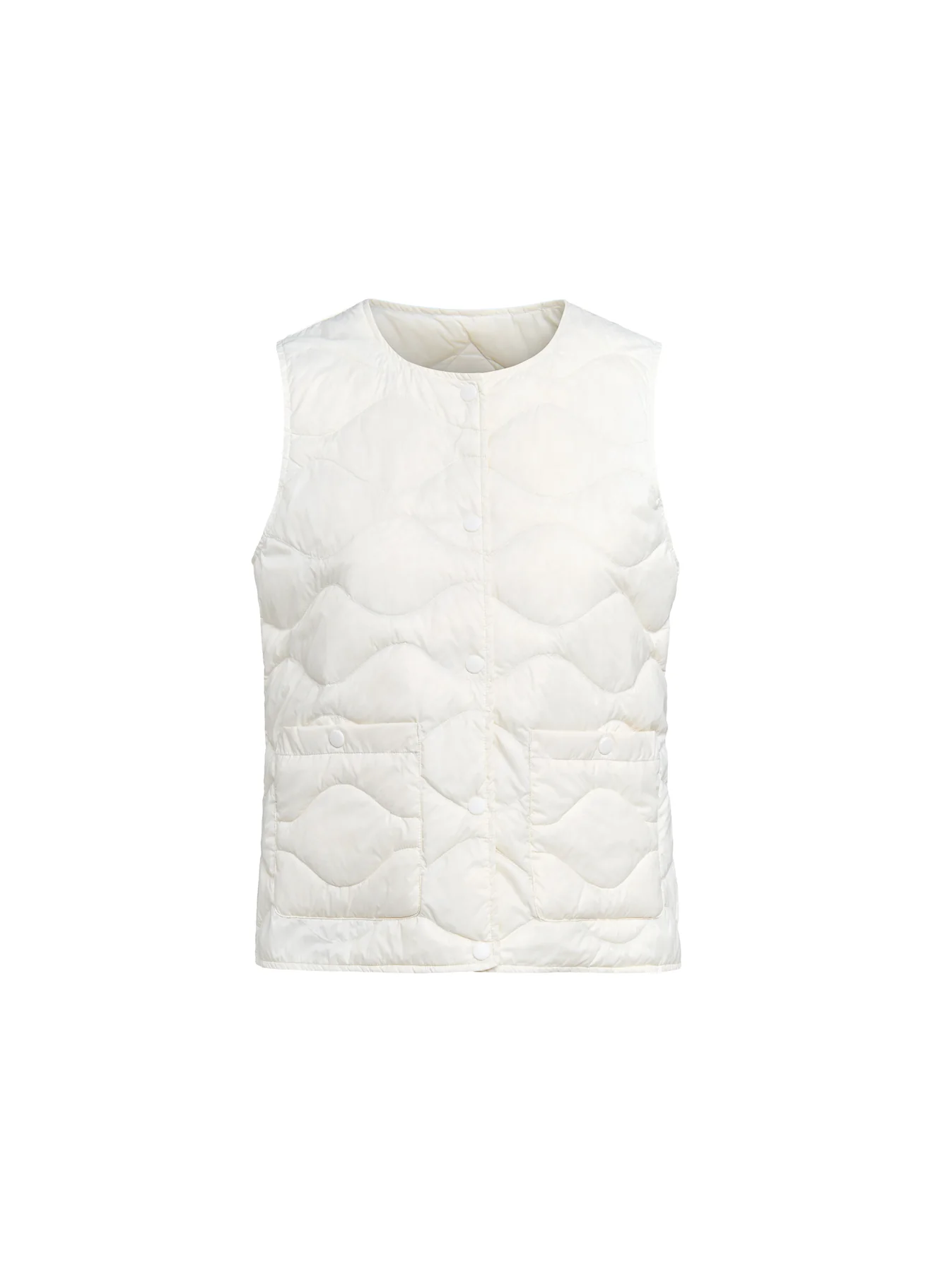 Doudoune ultra-lègère sans manches femme Pyrenex Orite Vest blanche - Image 5