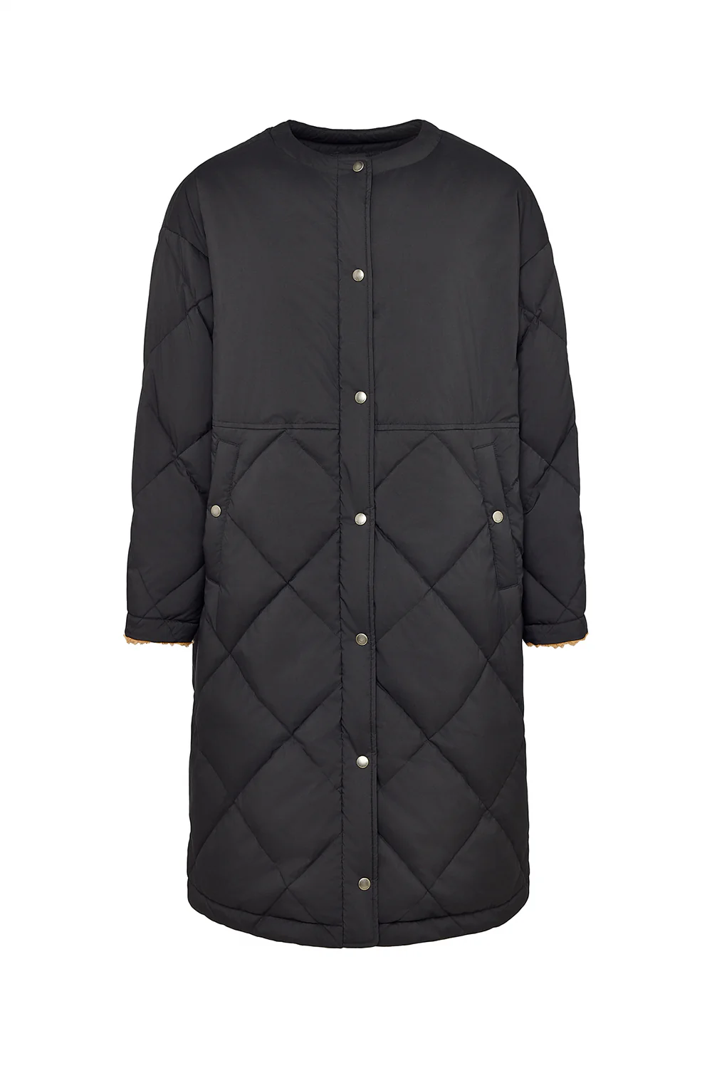 Doudoune longue pour femme Pyrenex Blossom noire - Image 6