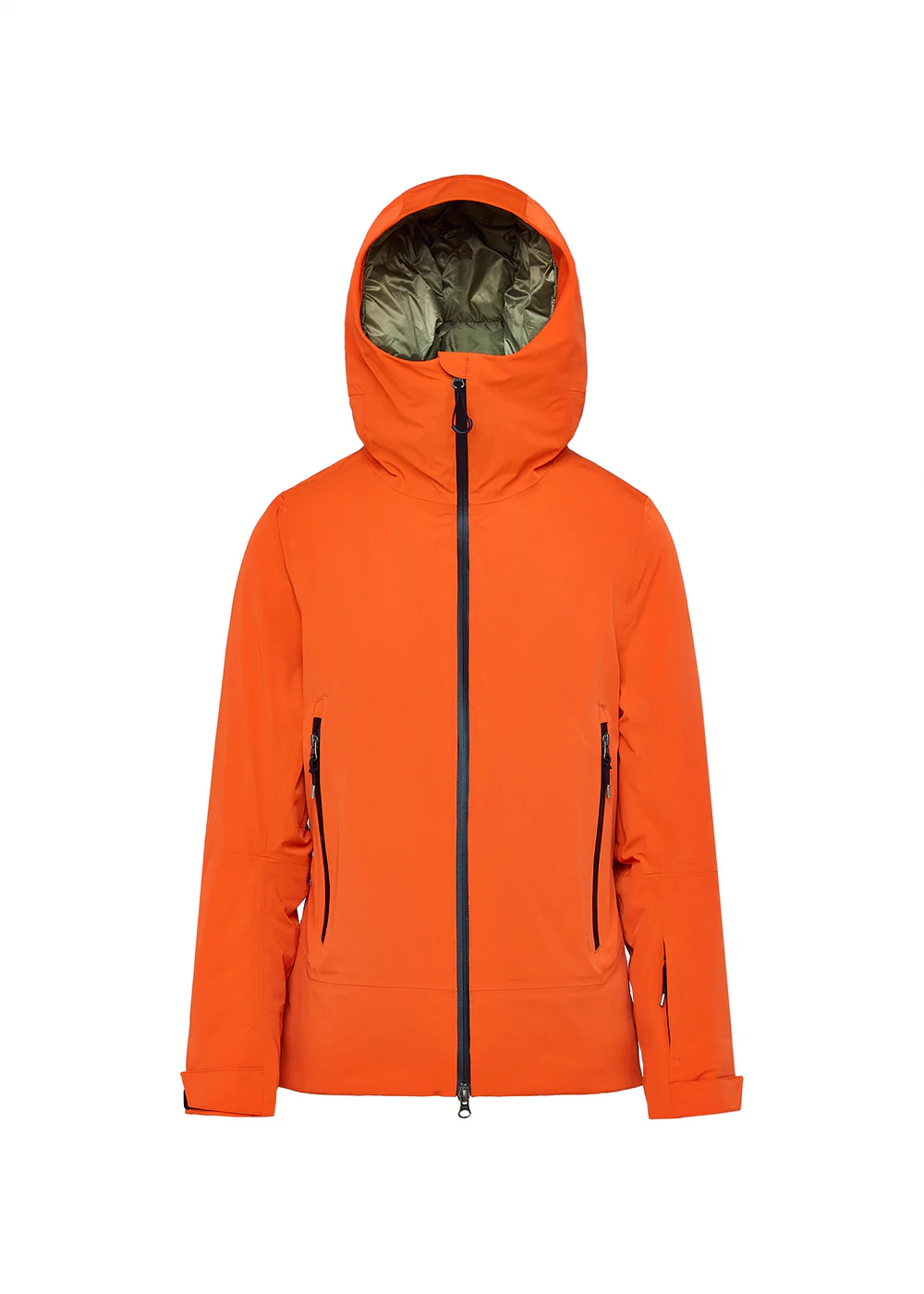 Veste parka en duvet pour femme Pyrenex Nova orange - Image 11