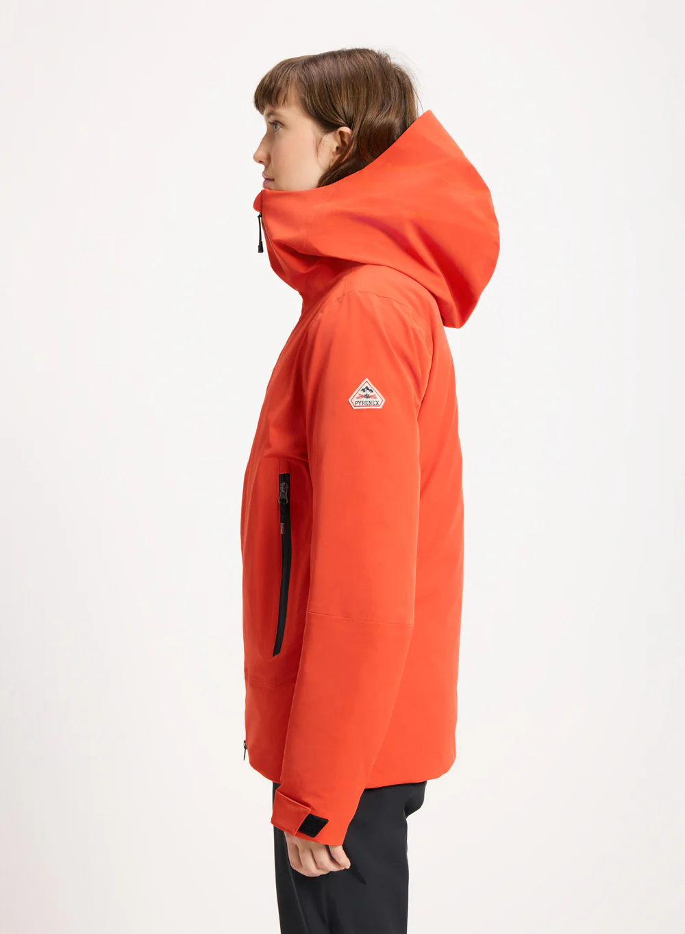 Veste parka en duvet pour femme Pyrenex Nova orange - Image 3