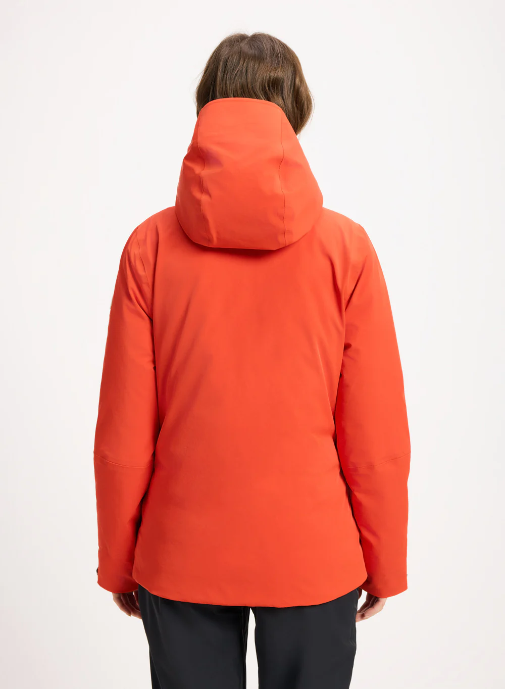 Veste parka en duvet pour femme Pyrenex Nova orange - Image 4