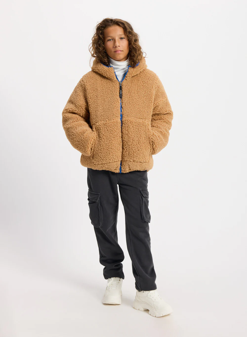 Doudoune réversible enfant Pyrenex Keylinn bleu électrique - Image 11