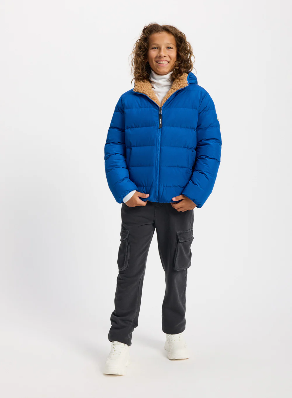 Doudoune réversible enfant Pyrenex Keylinn bleu électrique - Image 5