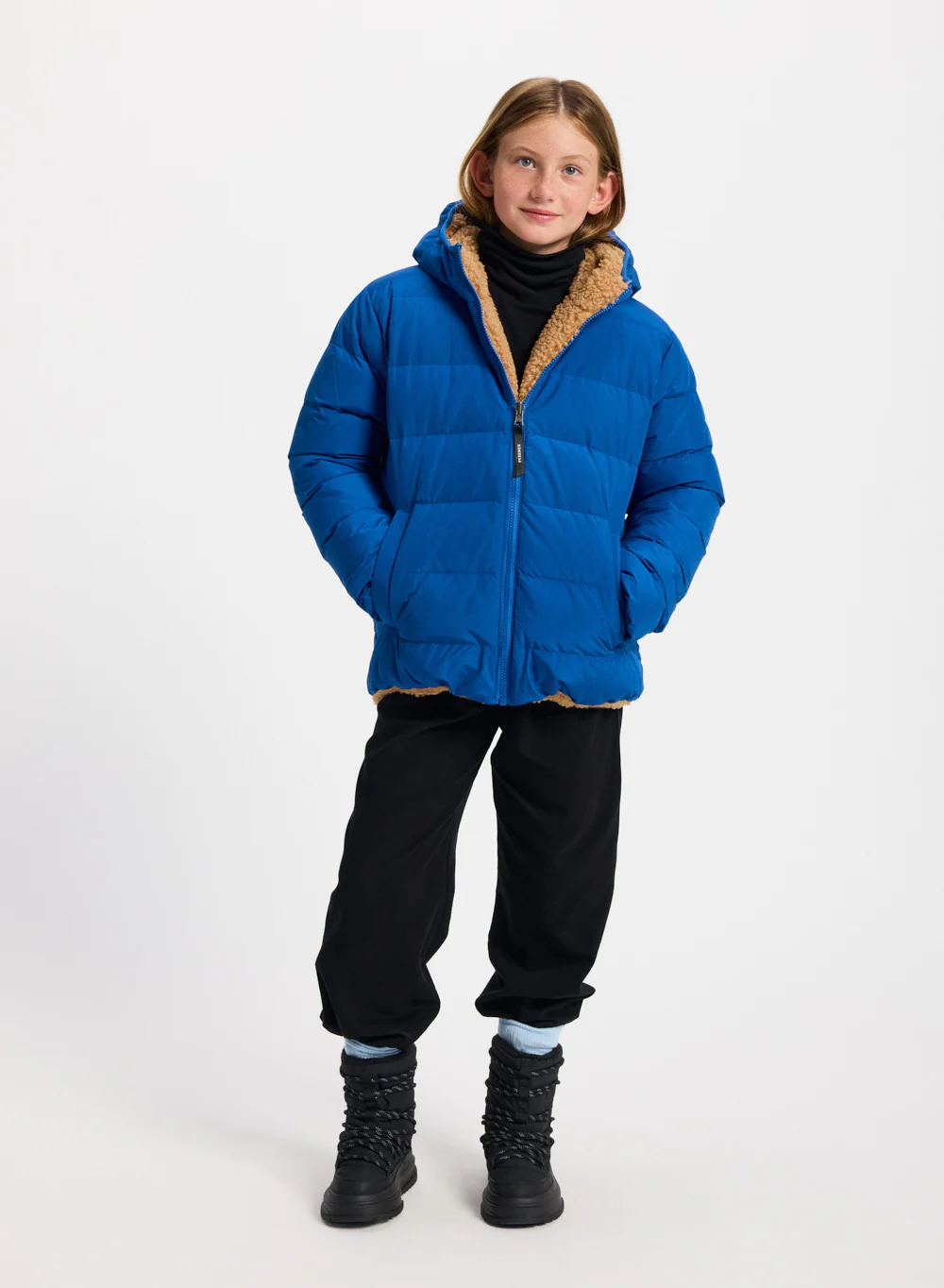 Doudoune réversible enfant Pyrenex Keylinn bleu électrique - Image 6