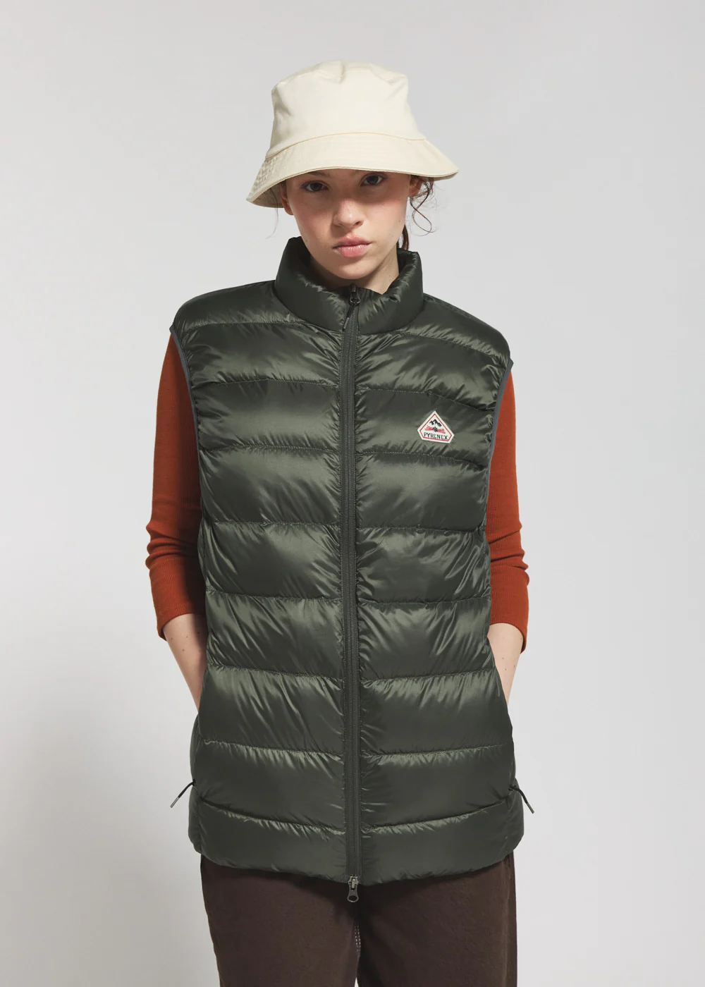 Doudoune sans-manches homme Pyrenex Arial khaki - Image 2
