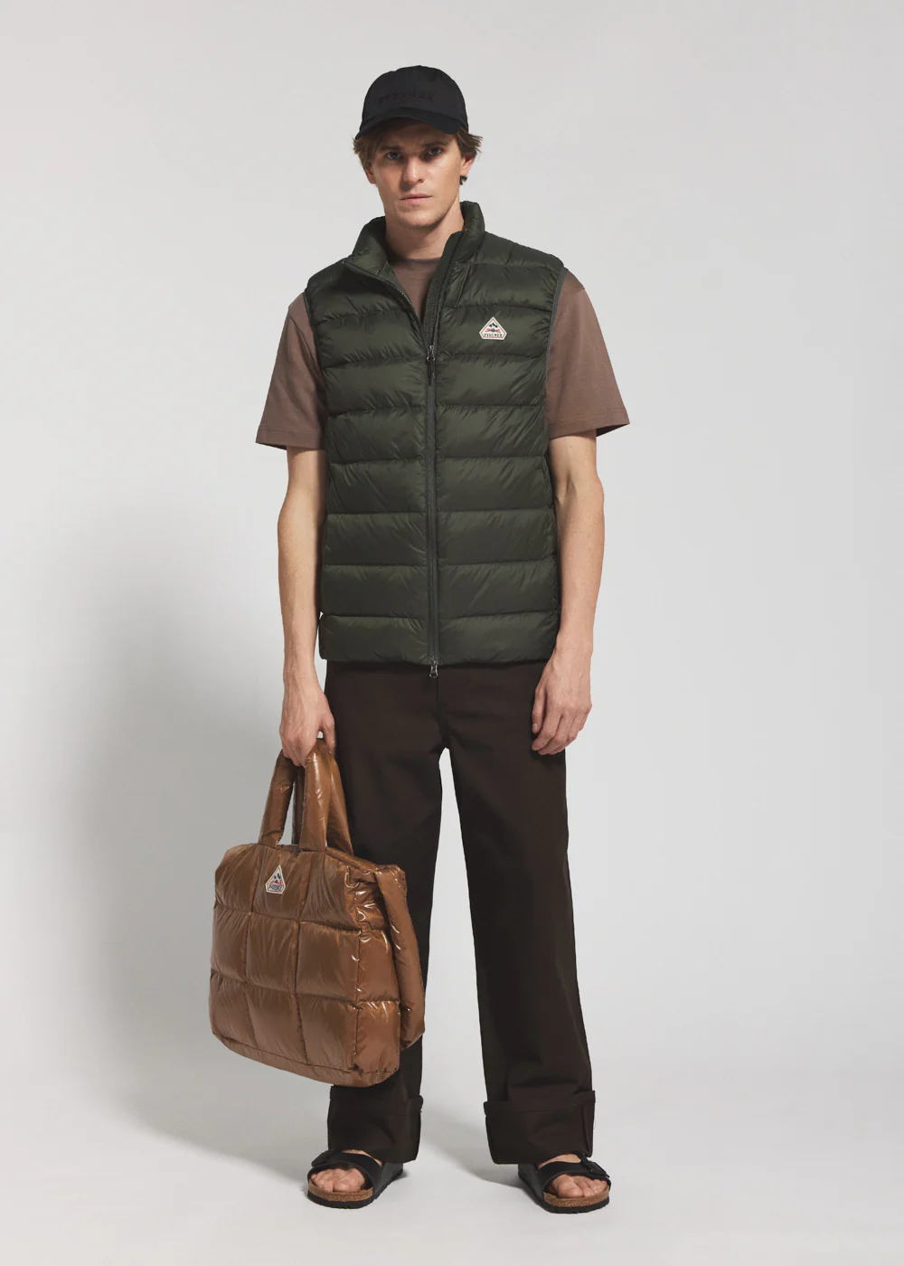 Doudoune sans-manches homme Pyrenex Arial khaki - Image 3