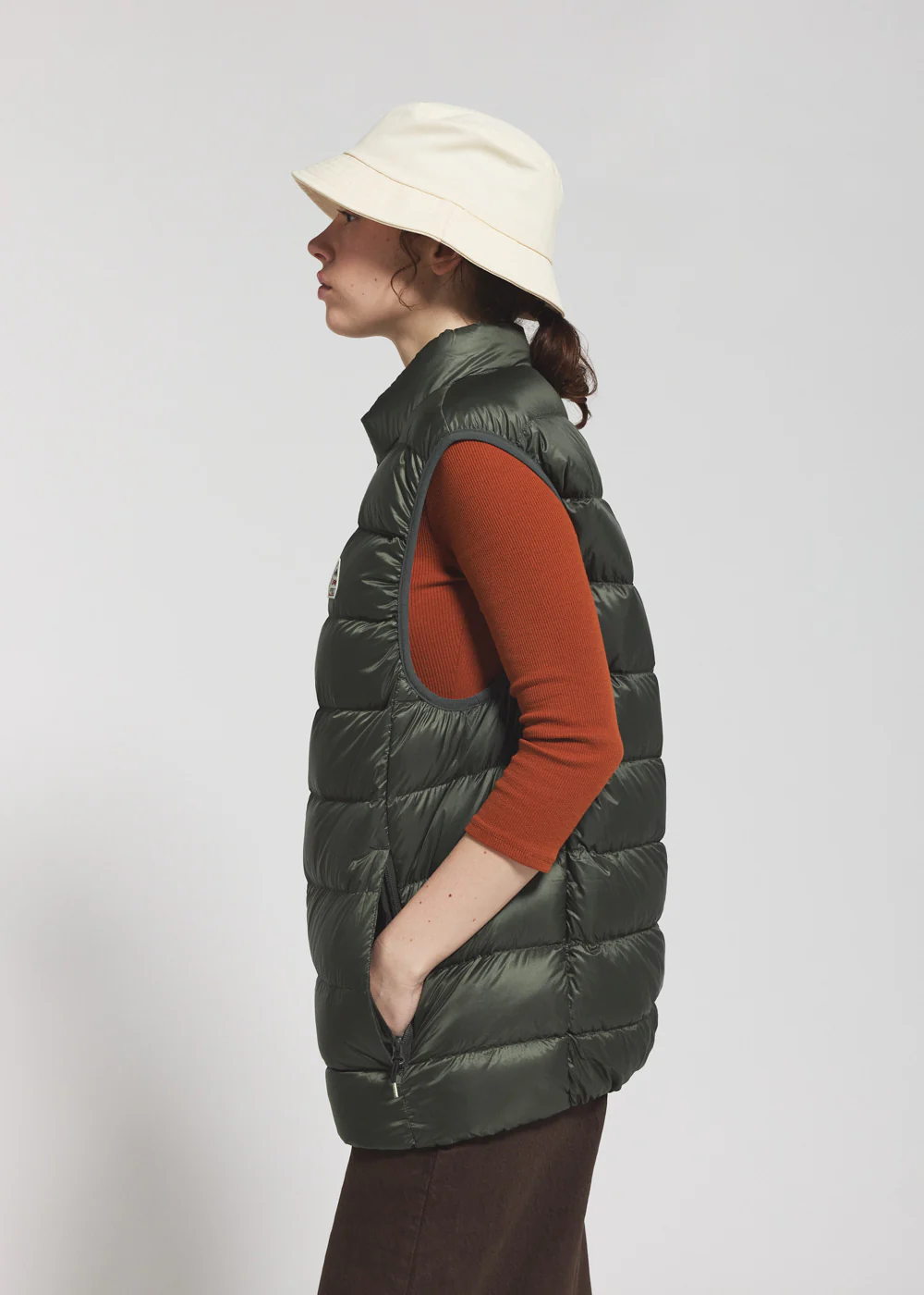 Doudoune sans-manches homme Pyrenex Arial khaki - Image 8