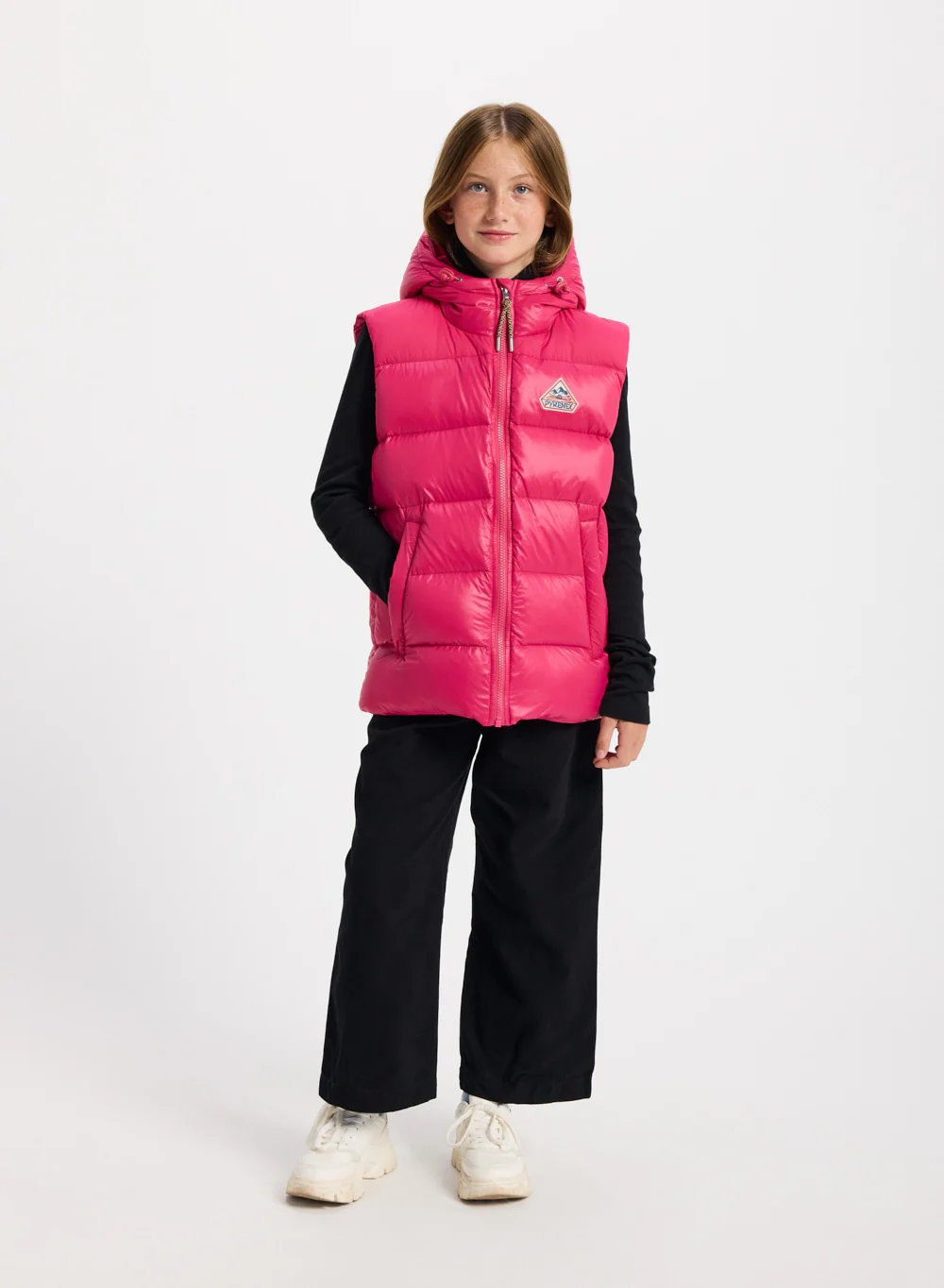 Doudoune sans manches enfant Pyrenex John fuchsia - Image 4