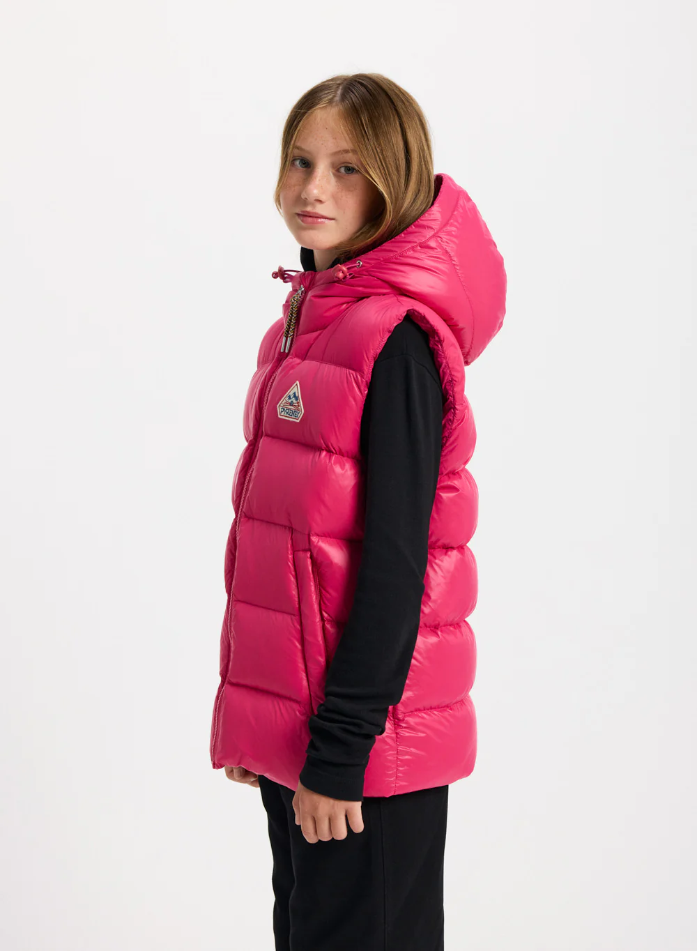 Doudoune sans manches enfant Pyrenex John fuchsia - Image 6