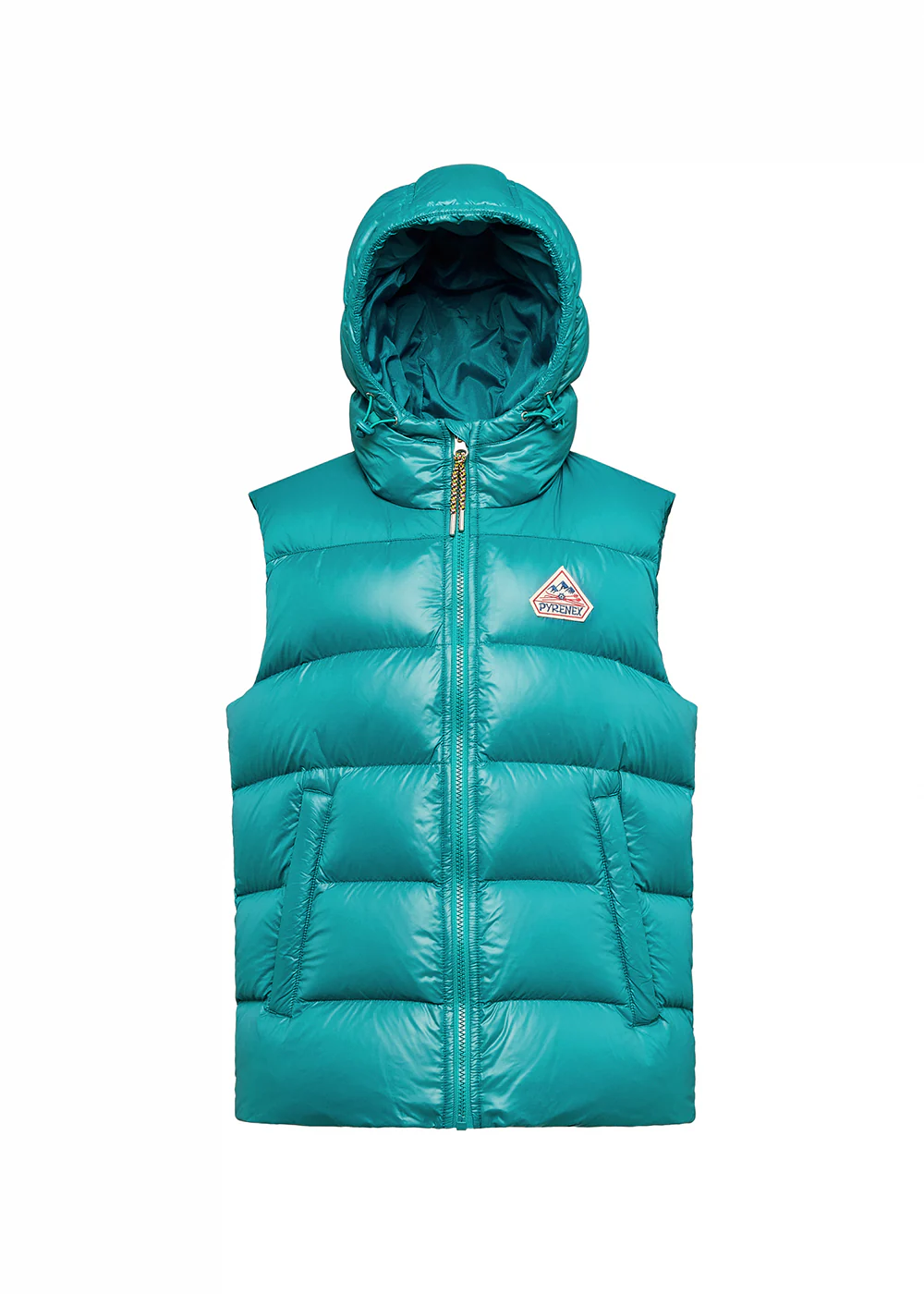 Doudoune sans manches enfant Pyrenex John bleu turquoise - Image 9