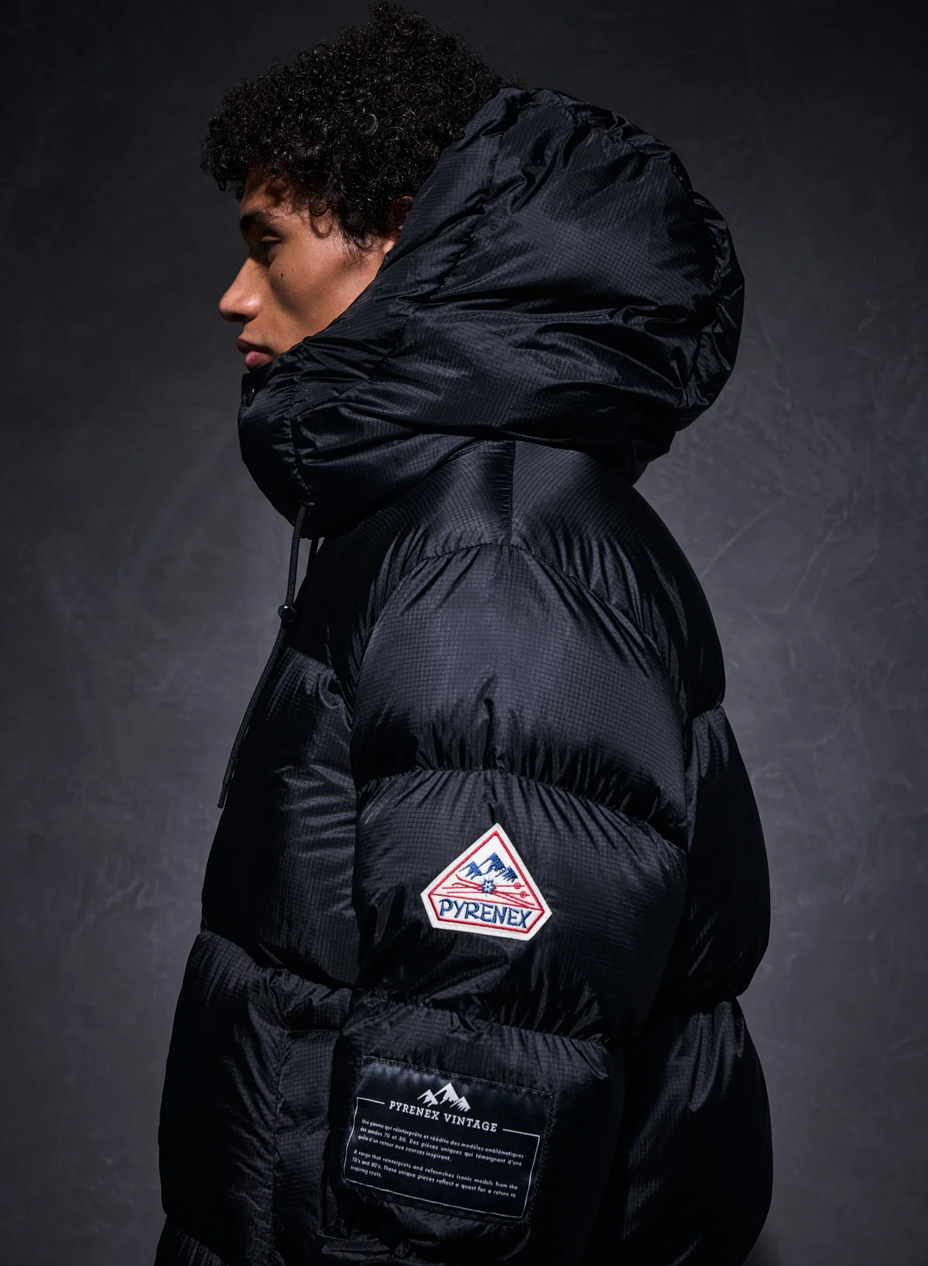 Doudoune unisexe Shift Hooded Ripstop Pyrenex x Wildside noire - Image 4