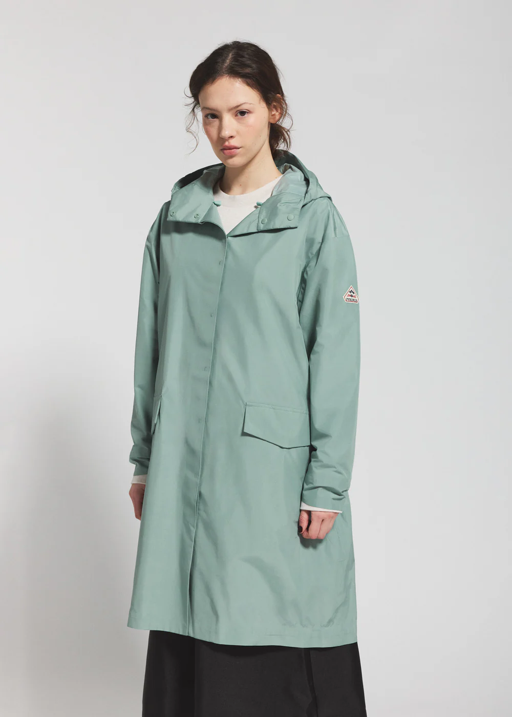 Parka imperméable femme Pyrenex Meadow vert d'eau