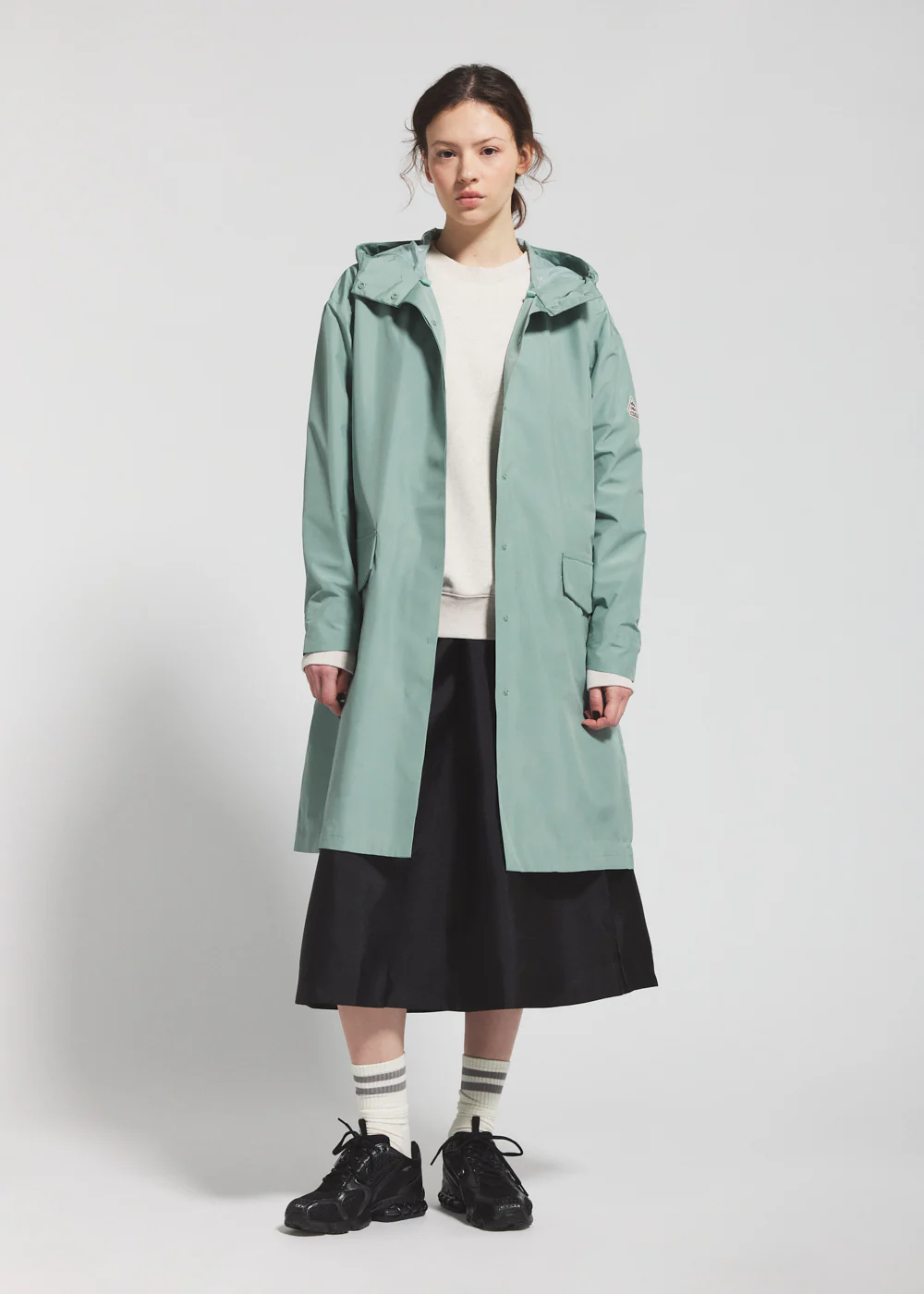 Parka imperméable femme Pyrenex Meadow vert d'eau - Image 2