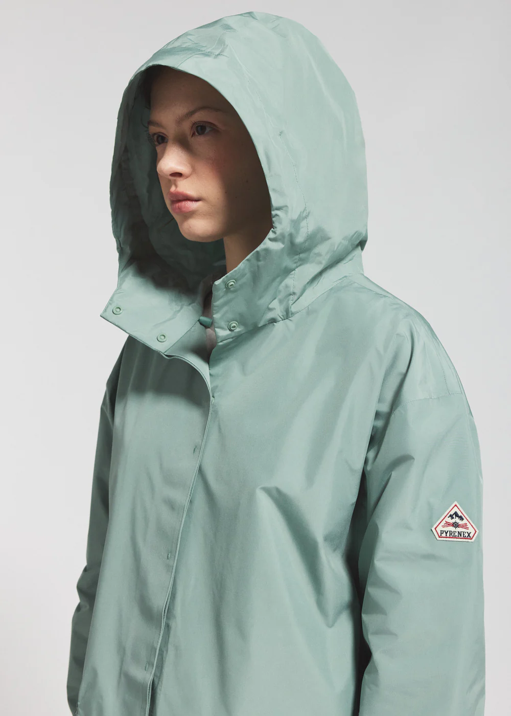 Parka imperméable femme Pyrenex Meadow vert d'eau - Image 5