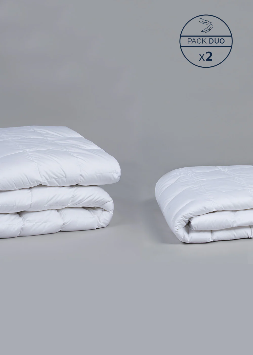 Pack couette tempérée + légère Montréal Duo 250