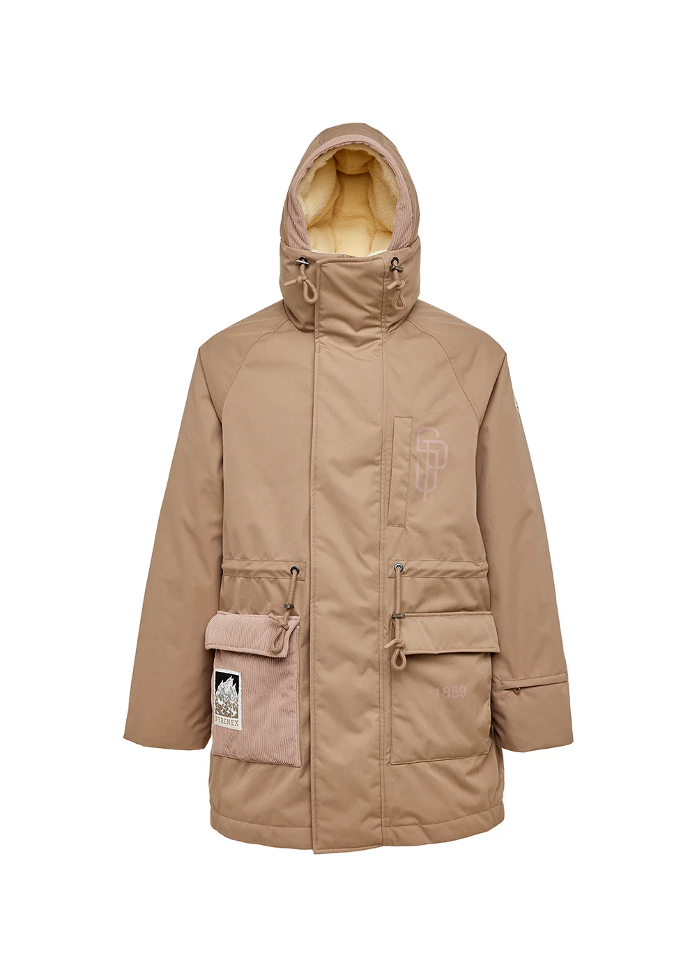 Parka hiver homme Pyrenex x Supakitch PRK Light Taupe - Image 10