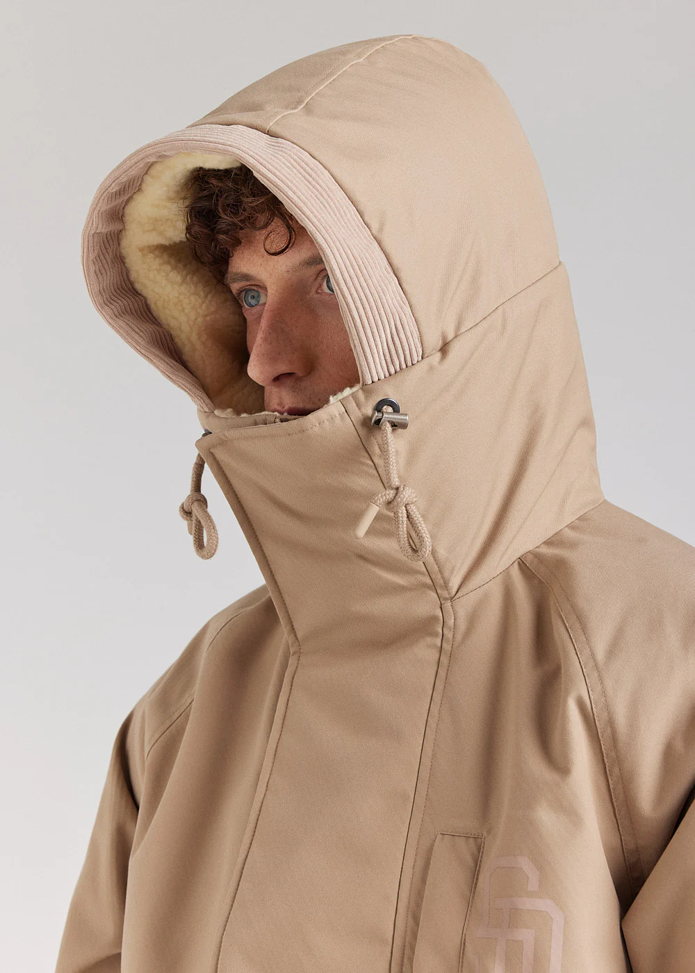 Parka hiver homme Pyrenex x Supakitch PRK Light Taupe - Image 6