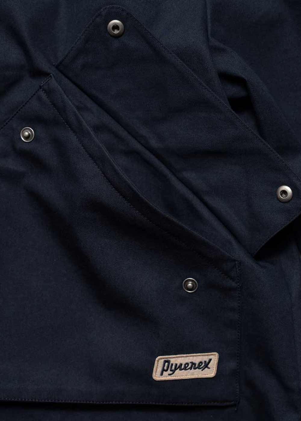 Veste légère à capuche femme Pyrenex Waterfall bleu marine - Image 7