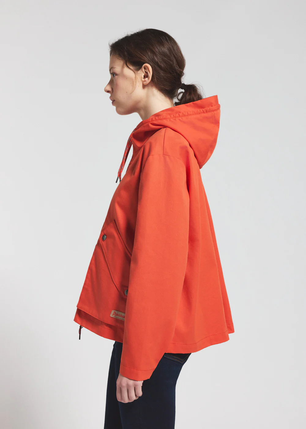 Veste légère à capuche femme Pyrenex Waterfall orange - Image 3
