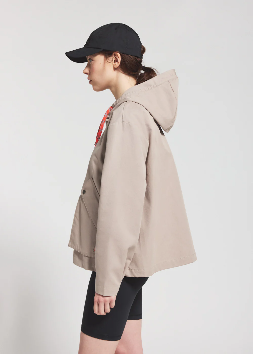 Veste légère à capuche femme Pyrenex Waterfall beige - Image 3