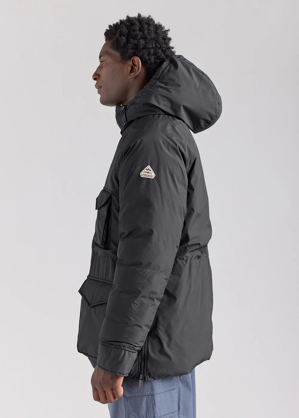 Parka homme Pyrenex Bazus en duvet naturel noire - Image 3