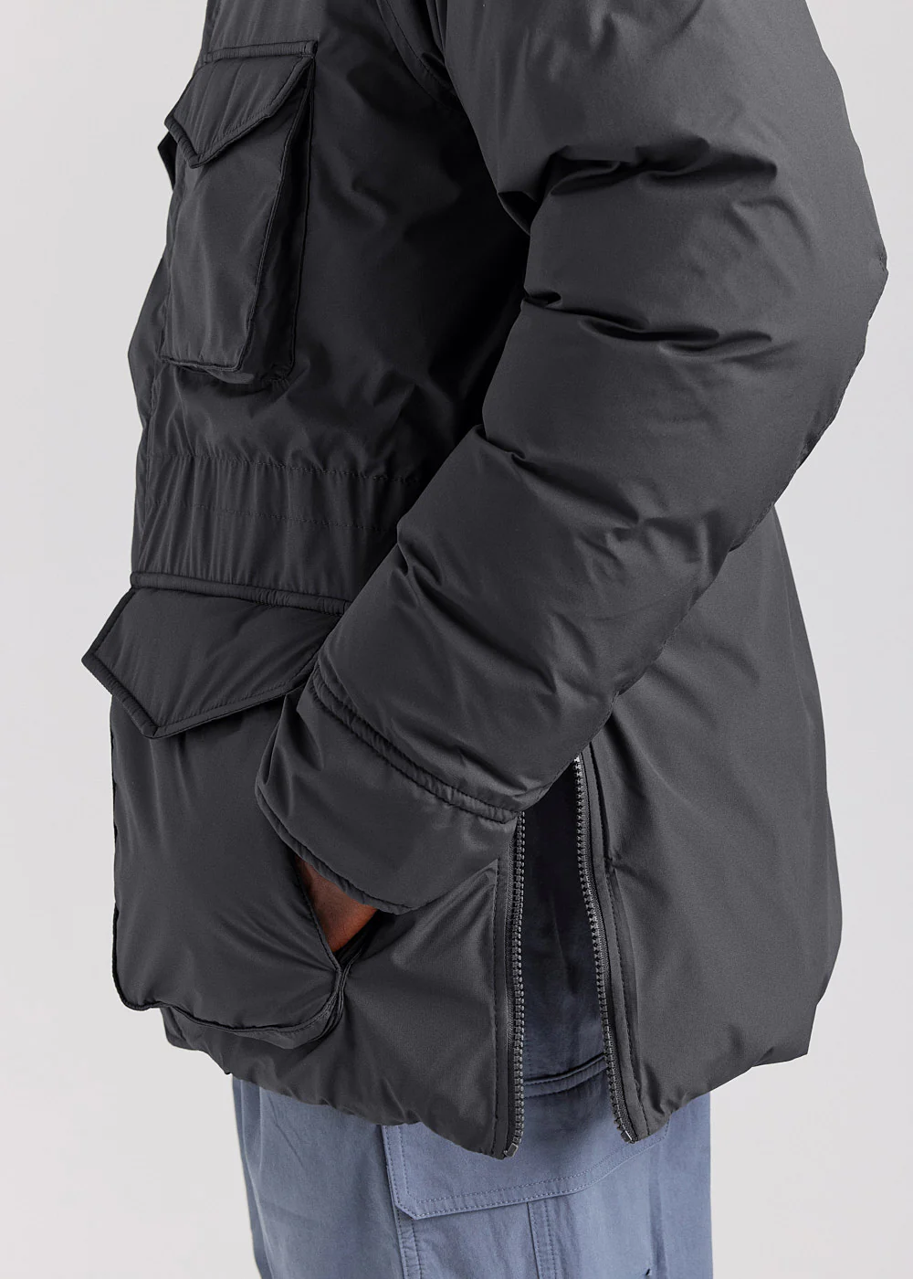 Parka homme Pyrenex Bazus en duvet naturel noire - Image 4