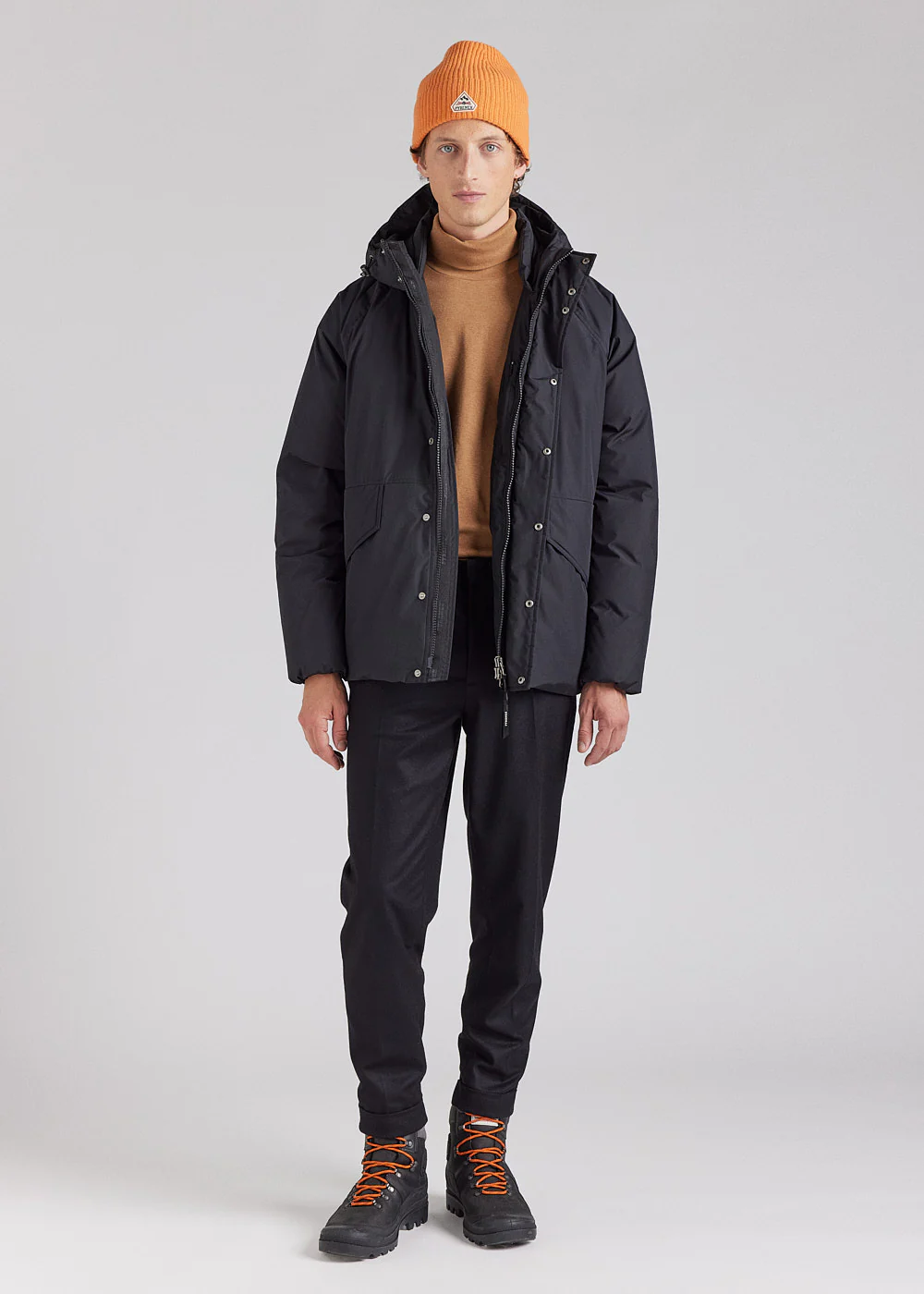 Parka courte homme Pyrenex Covert en duvet naturel Black - Image 2