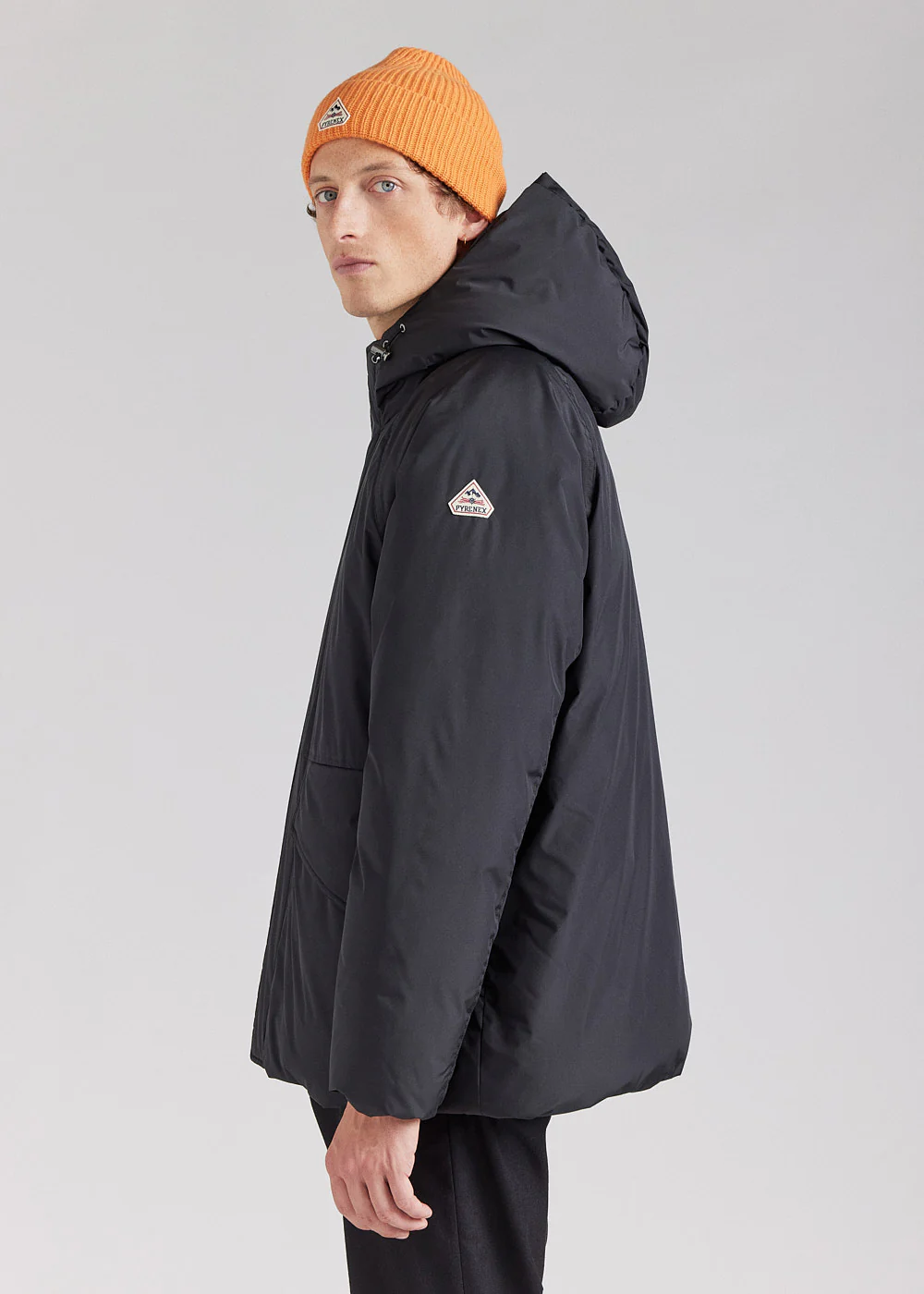 Parka courte homme Pyrenex Covert en duvet naturel Black - Image 3