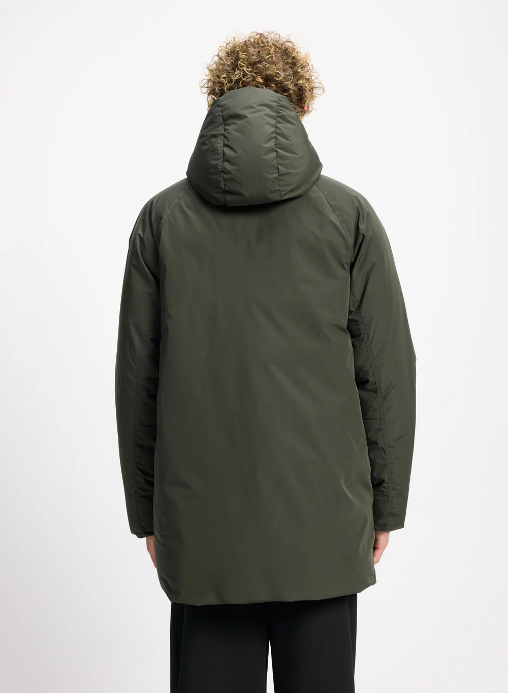 Parka à capuche homme Pyrenex Spark en duvet naturel khaki - Image 4