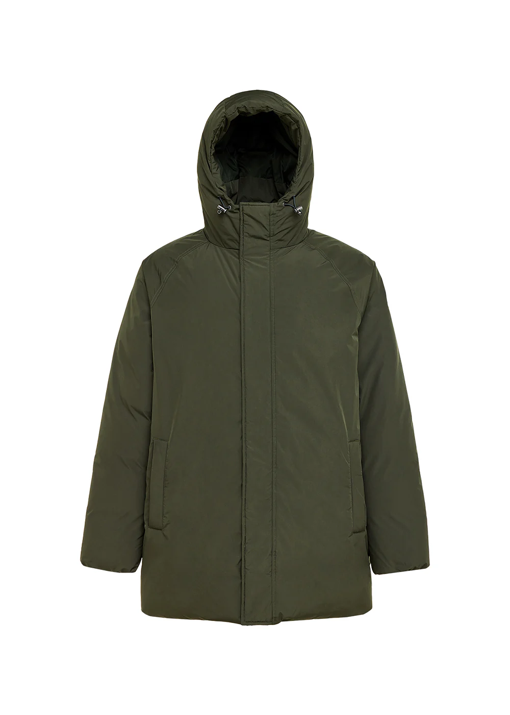 Parka à capuche homme Pyrenex Spark en duvet naturel khaki - Image 5