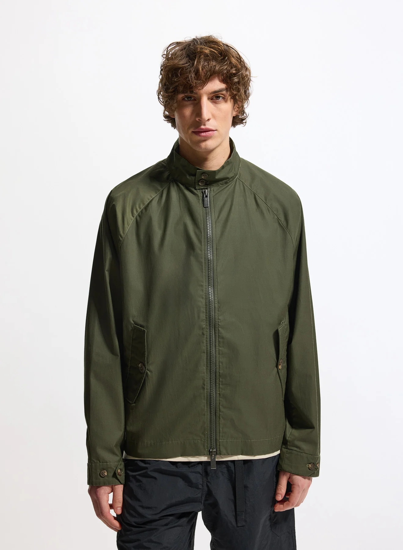 Veste de mi-saison pour homme Pyrenex League vert kaki