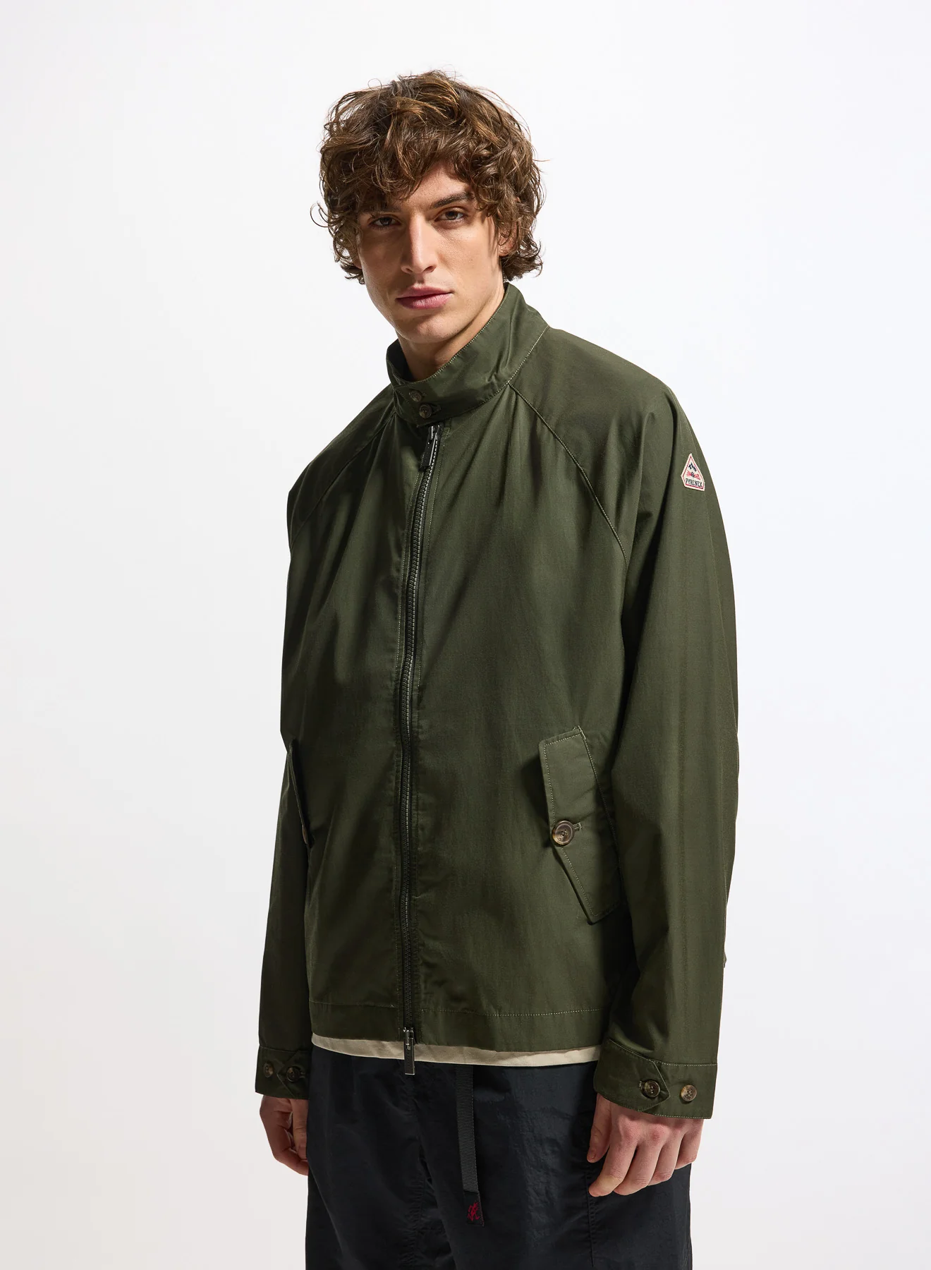 Veste de mi-saison pour homme Pyrenex League vert kaki - Image 5