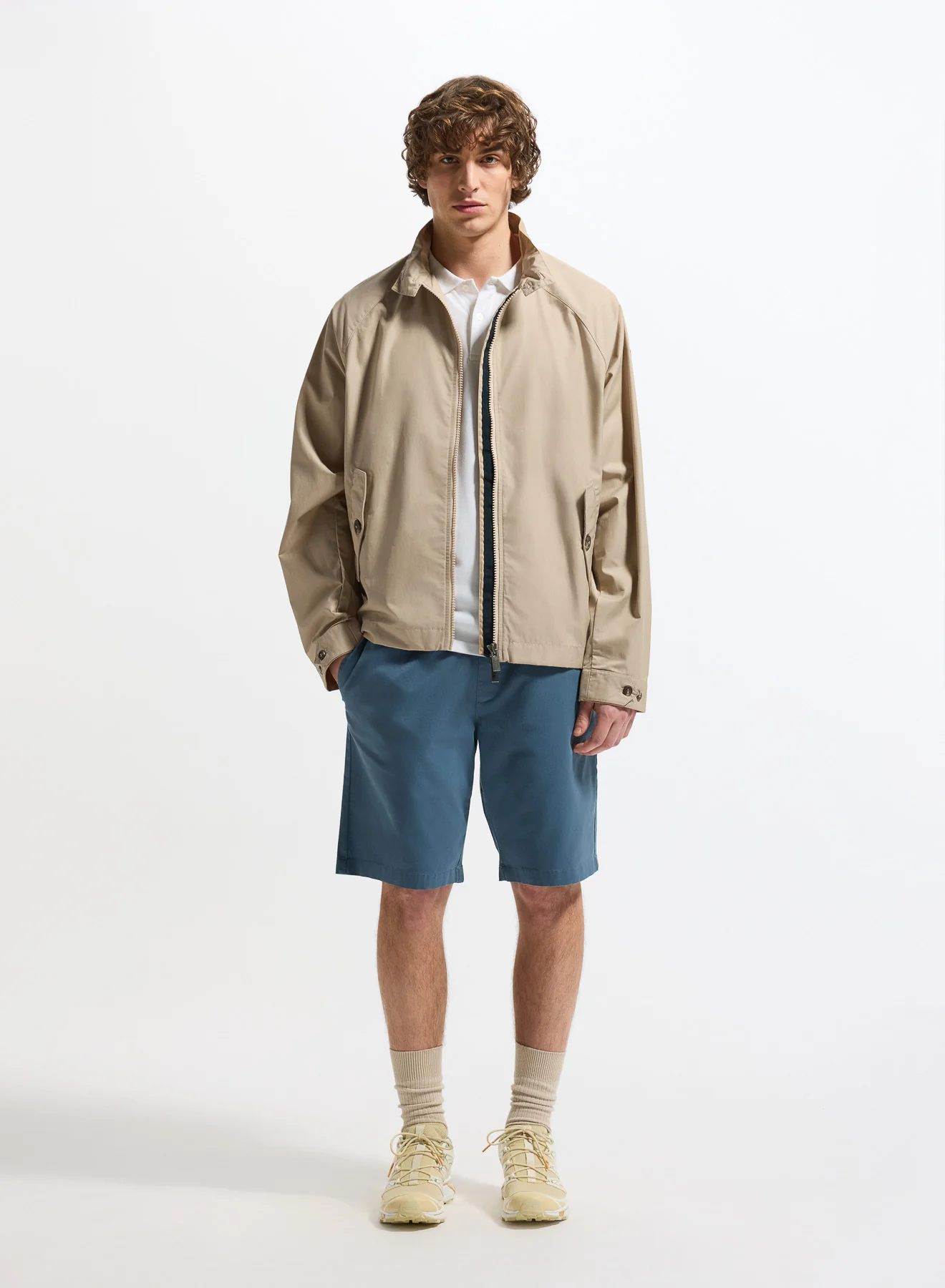Veste de mi-saison pour homme Pyrenex League beige - Image 2